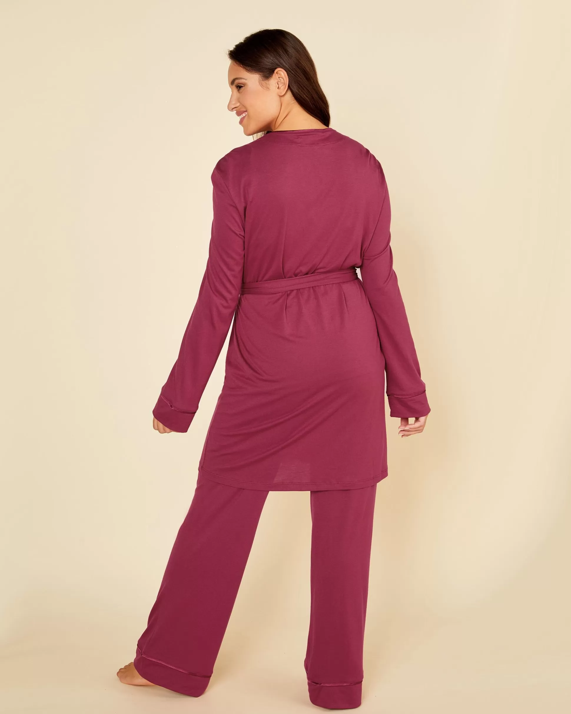 Cosabella Sleep & Loungewear | Curvy 3 Piece Pajama Set With Robe