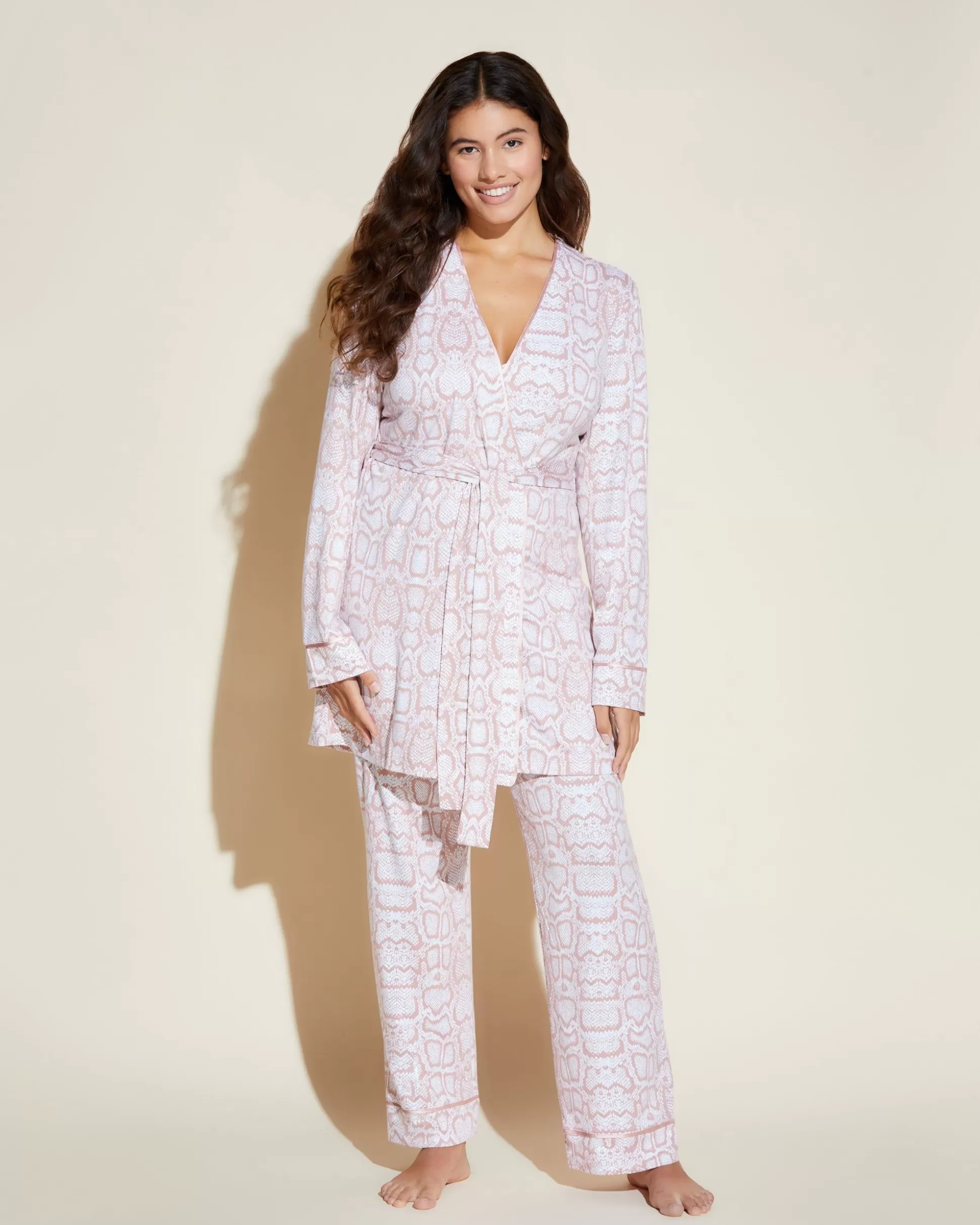 Cosabella Sleep & Loungewear | Curvy Cami, Pant & Robe Pajama Set