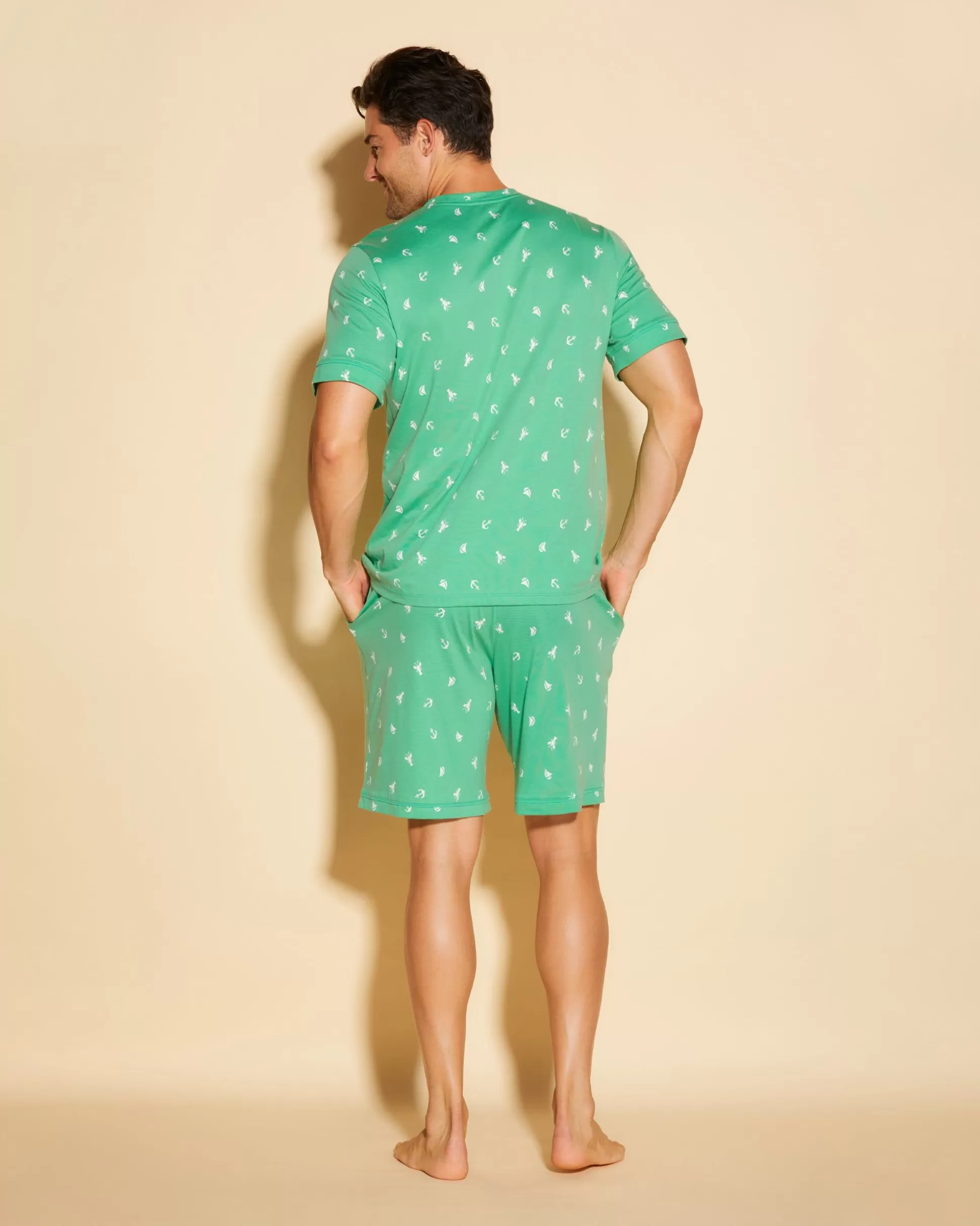 Cosabella Men'S Pj Sets | Ensemble Lounge T-Shirt Et Short