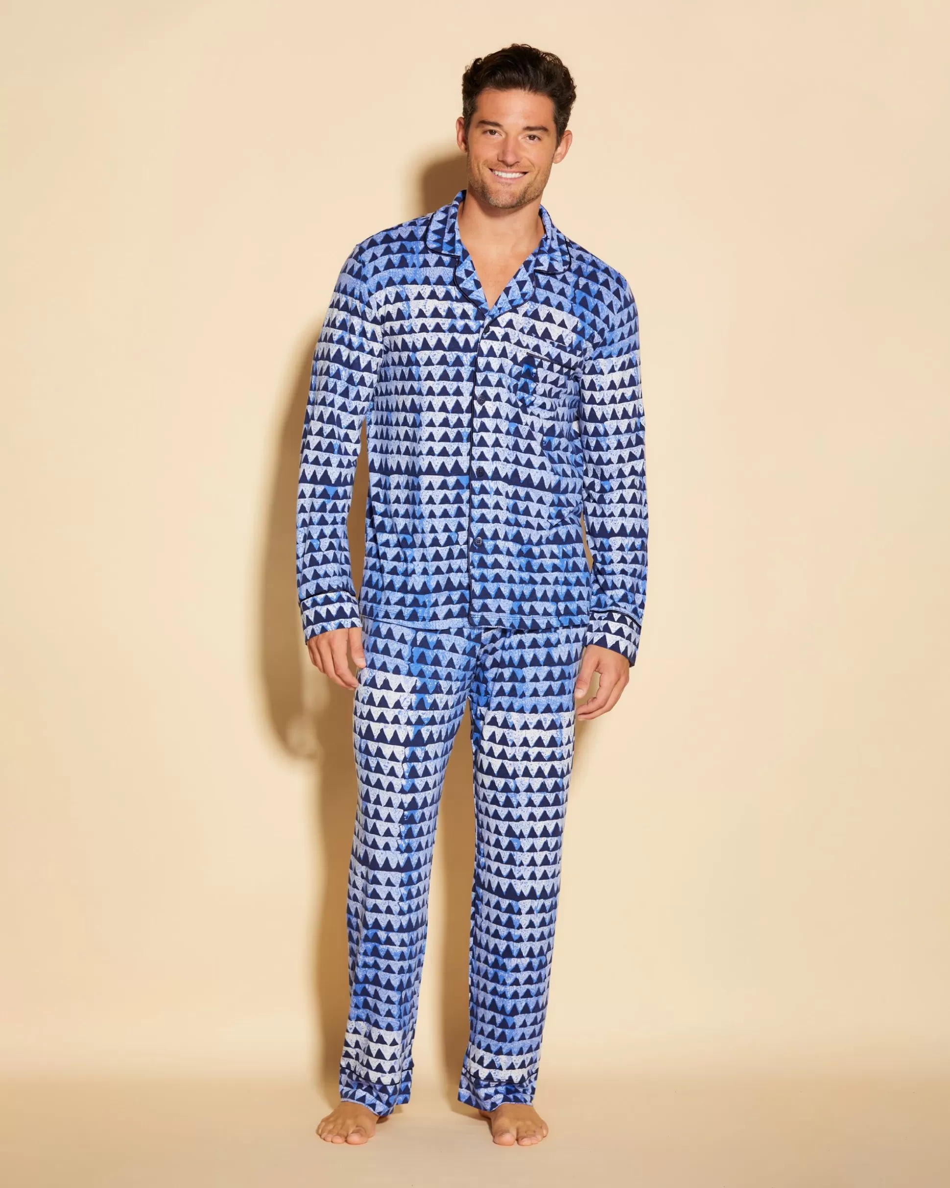 Cosabella Men'S Pj Sets | Klassisches Langarmeliges Top & Hose Pyjama-Set Fur Manner