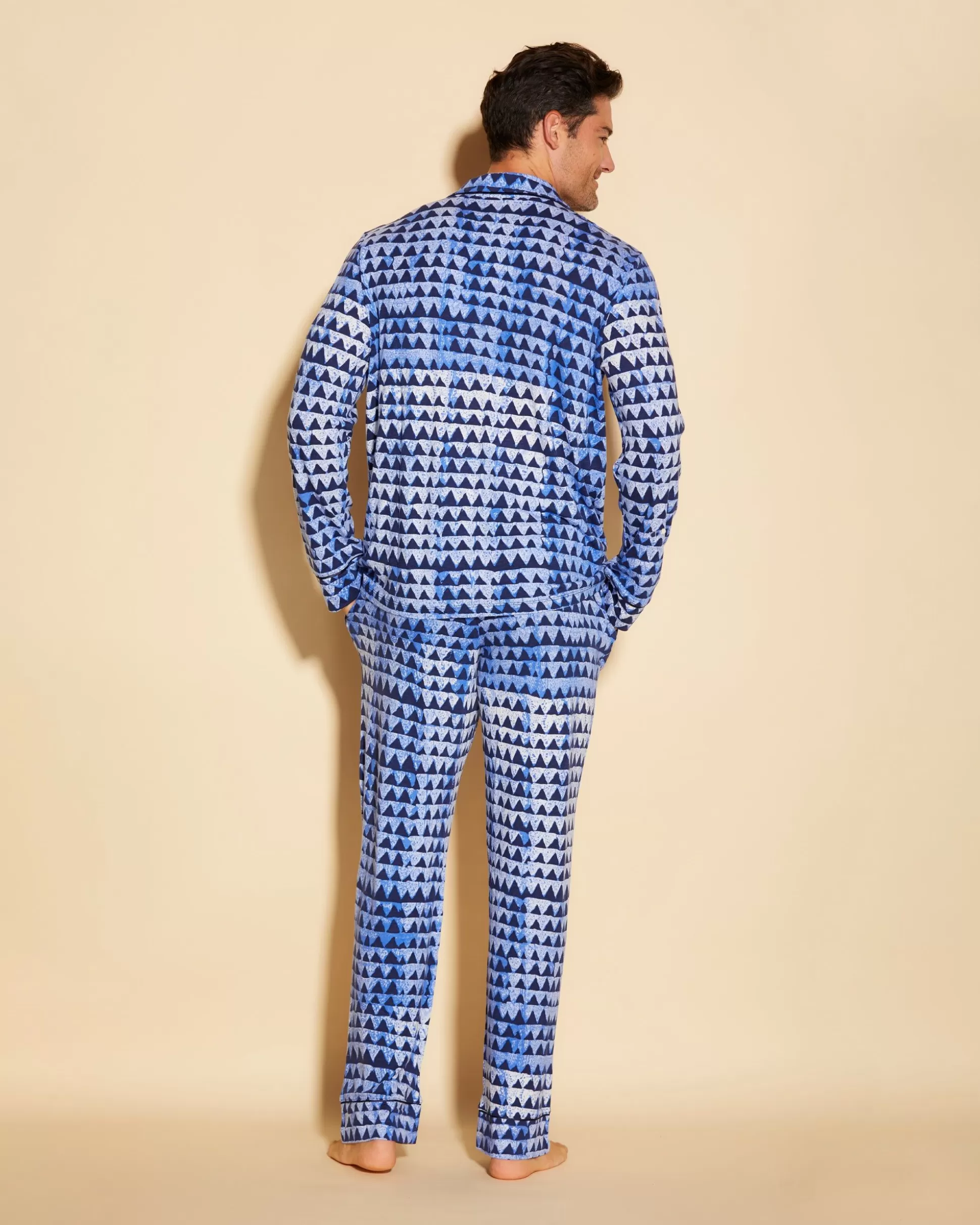 Cosabella Men'S Pj Sets | Klassisches Langarmeliges Top & Hose Pyjama-Set Fur Manner