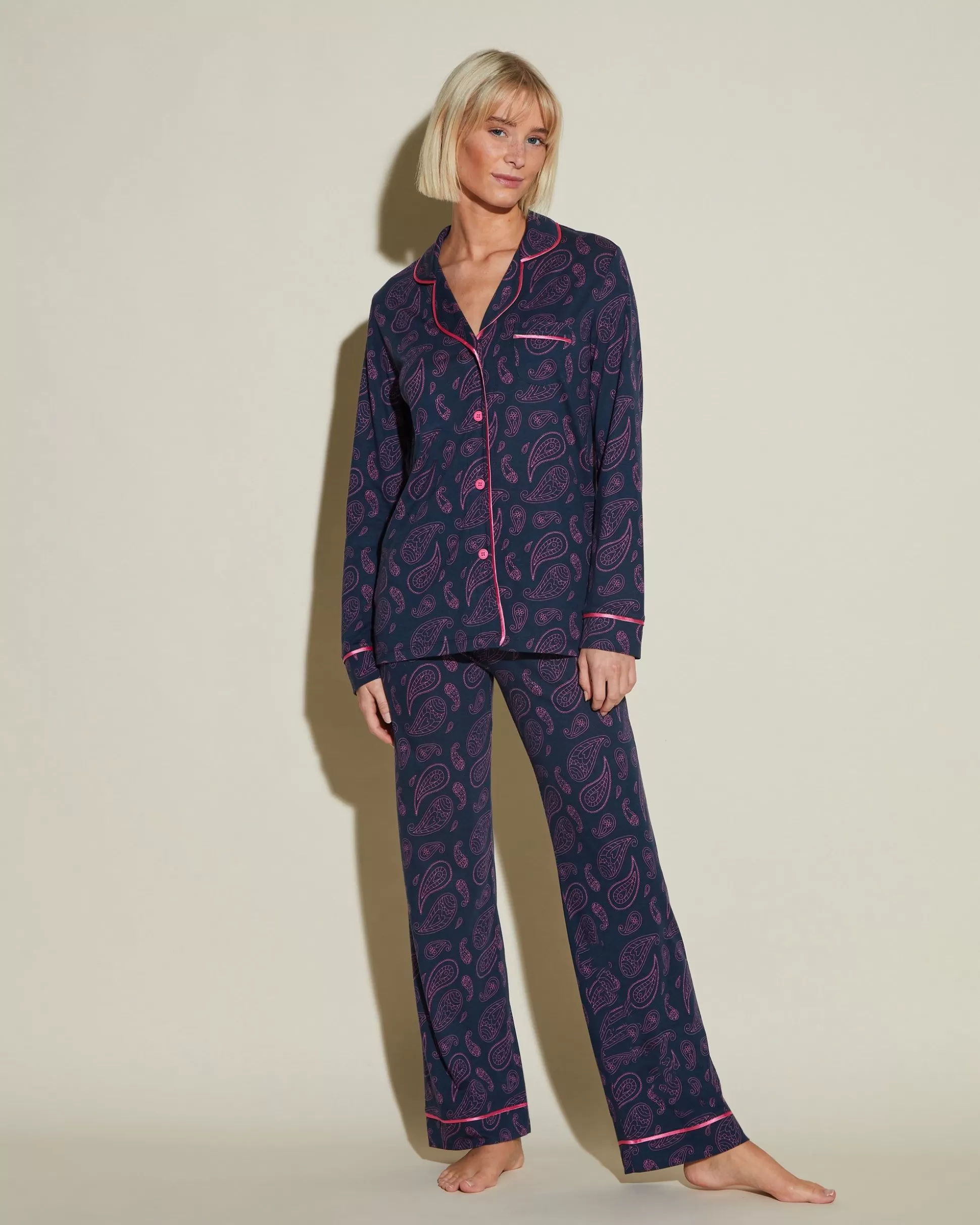 Cosabella Pj Sets | Long Sleeve Top & Pant Pajama Set