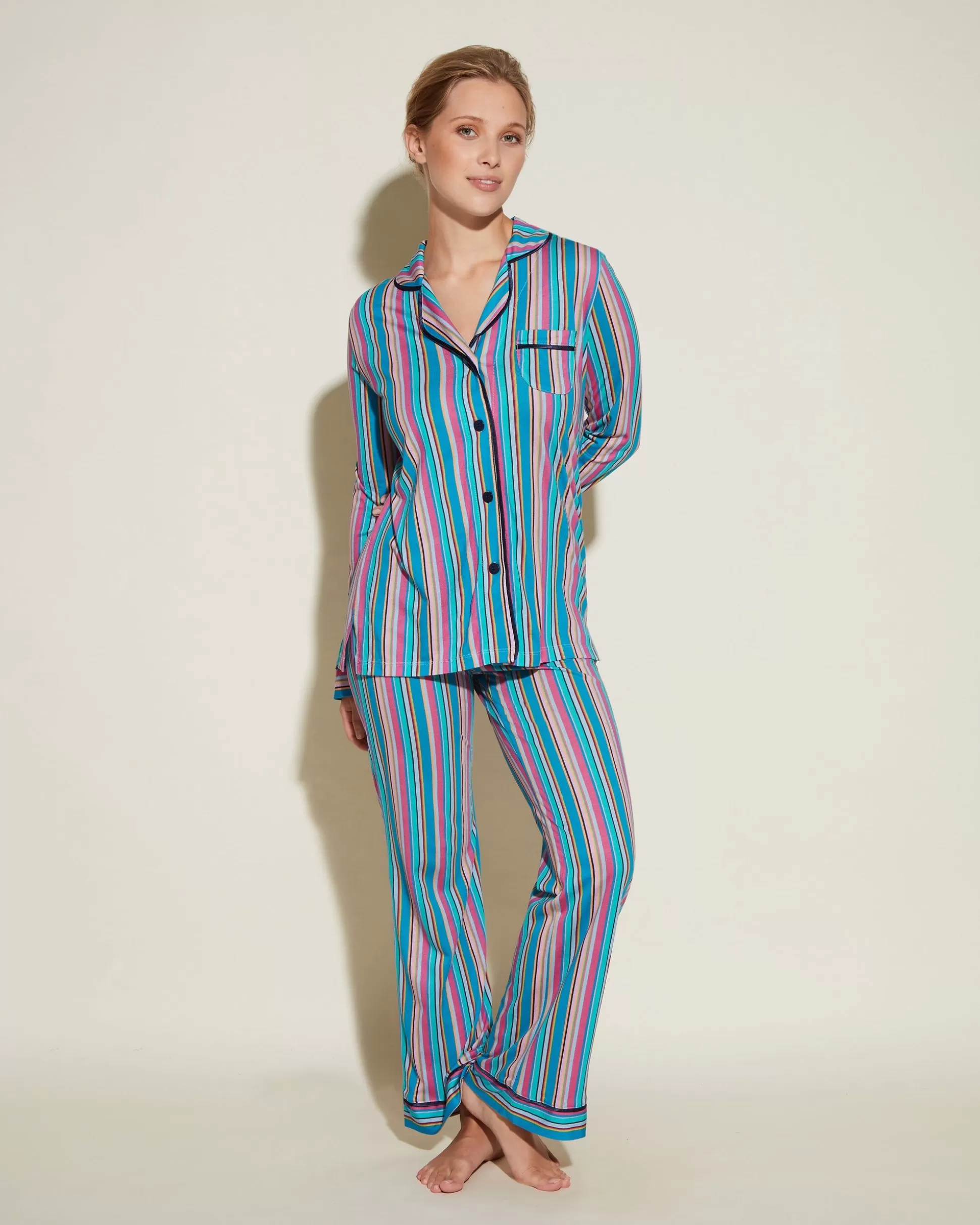 Cosabella Pj Sets | Long Sleeve Top & Pant Pajama Set