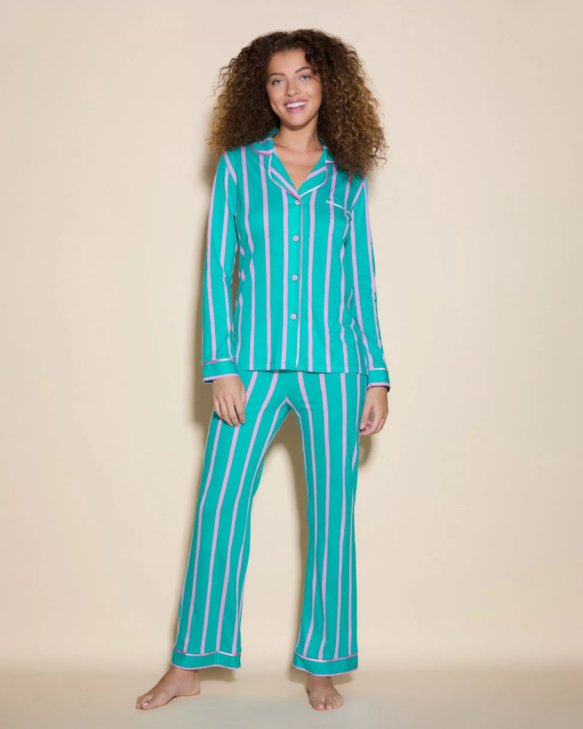 Cosabella Pj Sets | Long Sleeve Top & Pant Pajama Set