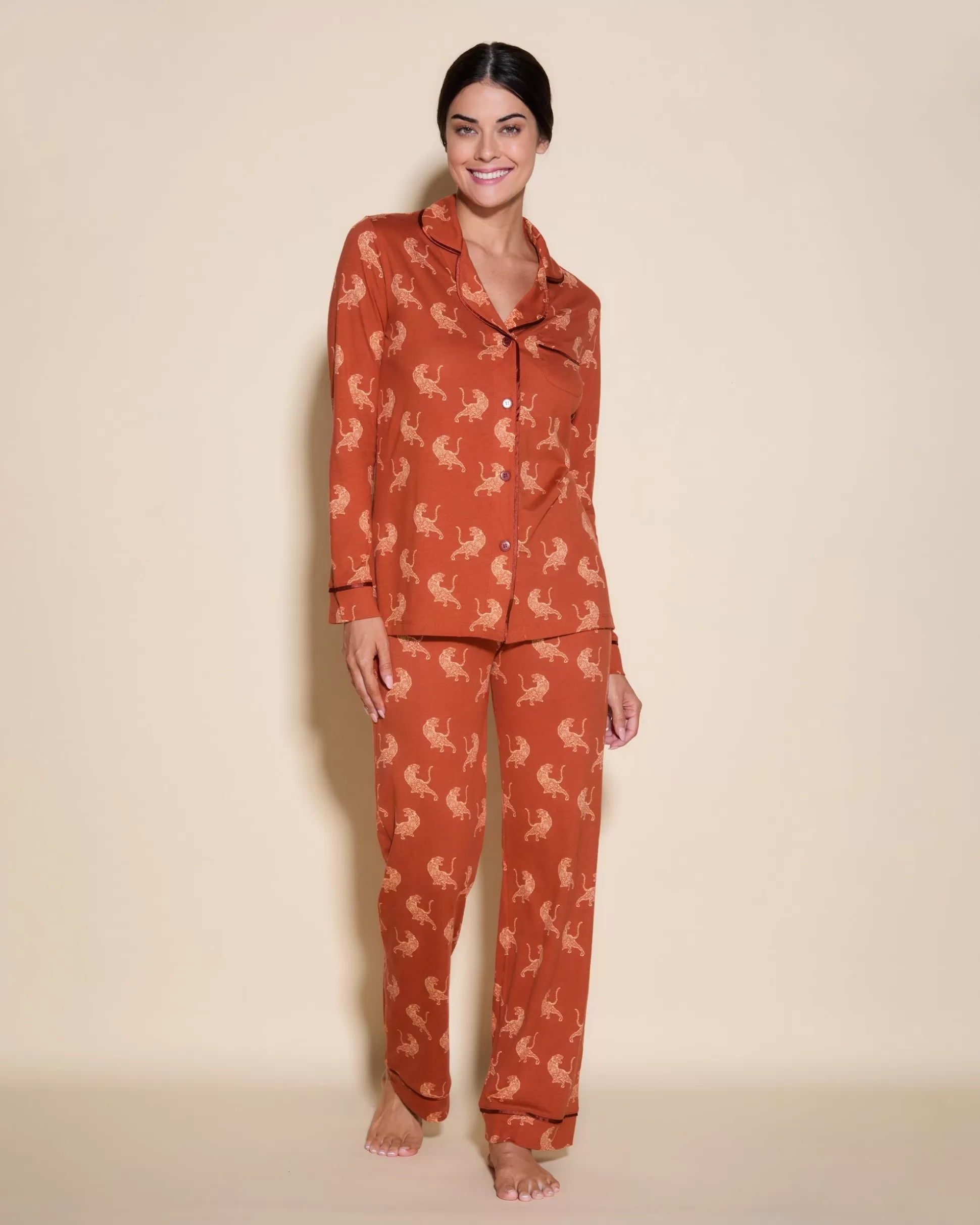 Cosabella Pj Sets | Long Sleeve Top & Pant Pajama Set