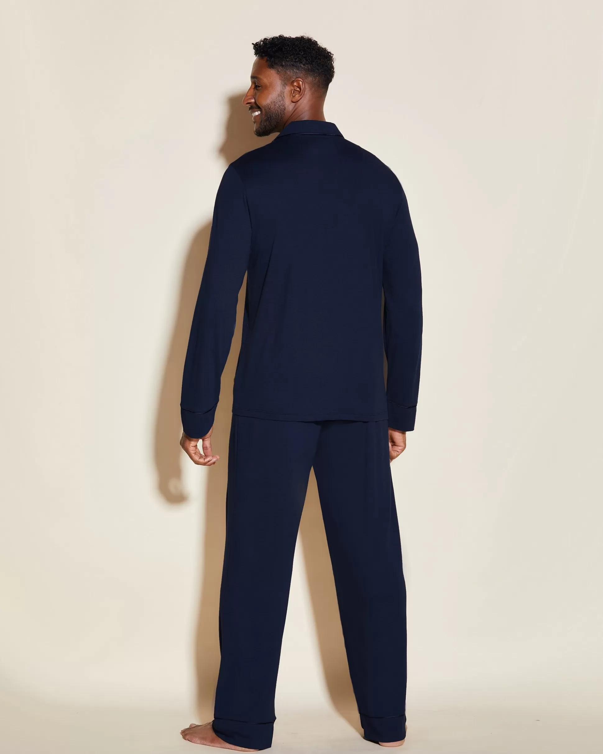 Cosabella Men'S Pj Sets | Men'S Classic Long Sleeve Top & Pant Pajama Set