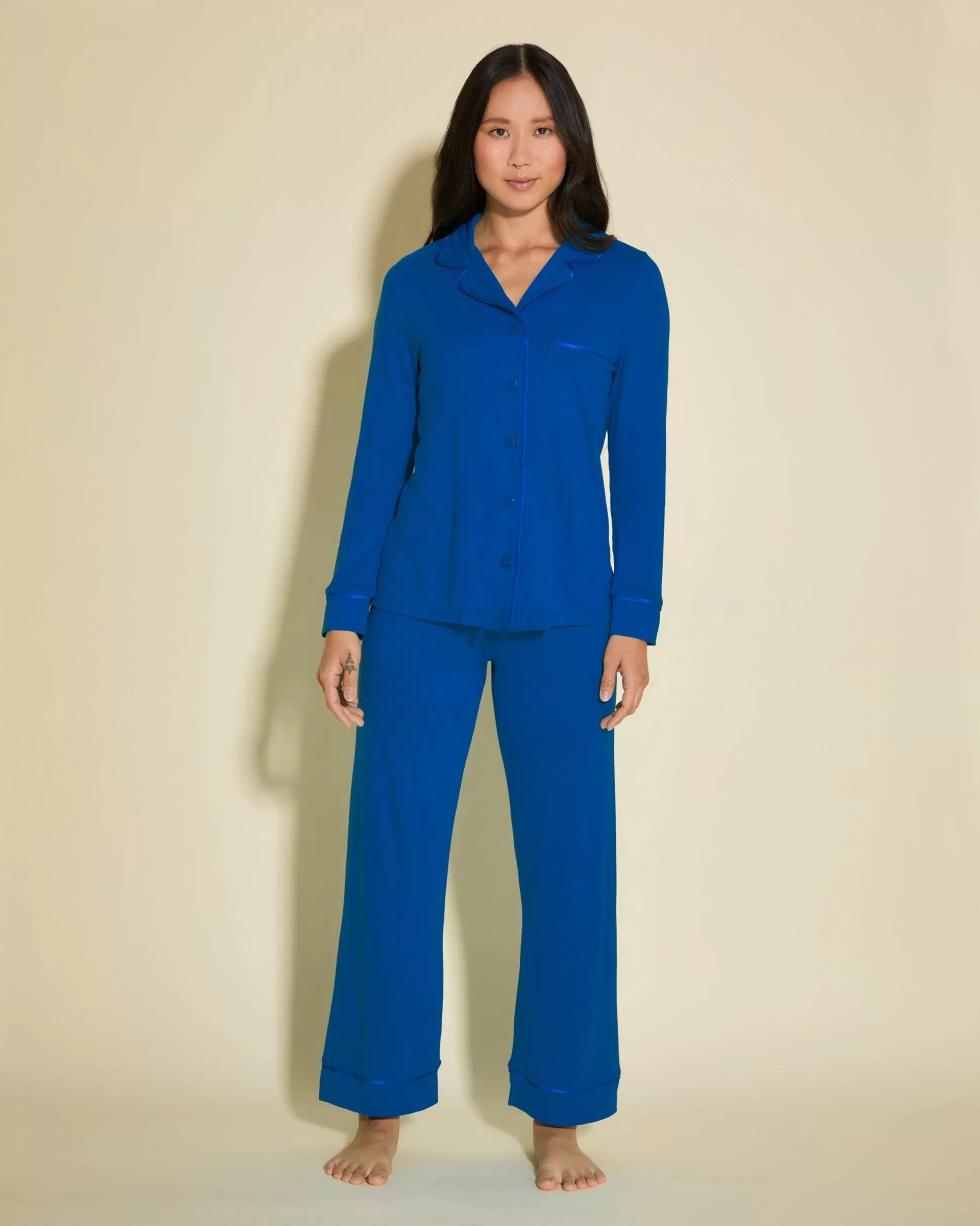 Cosabella Pj Sets | Petite Long Sleeve Top & Pant Pajama Set