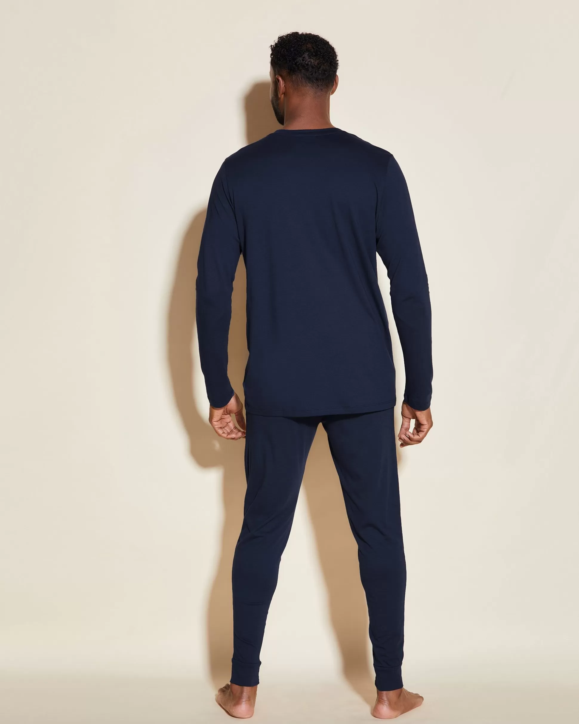 Cosabella Men'S Pj Sets | Pigiama Da Uomo Con Top Henley E Pantaloni Jogger