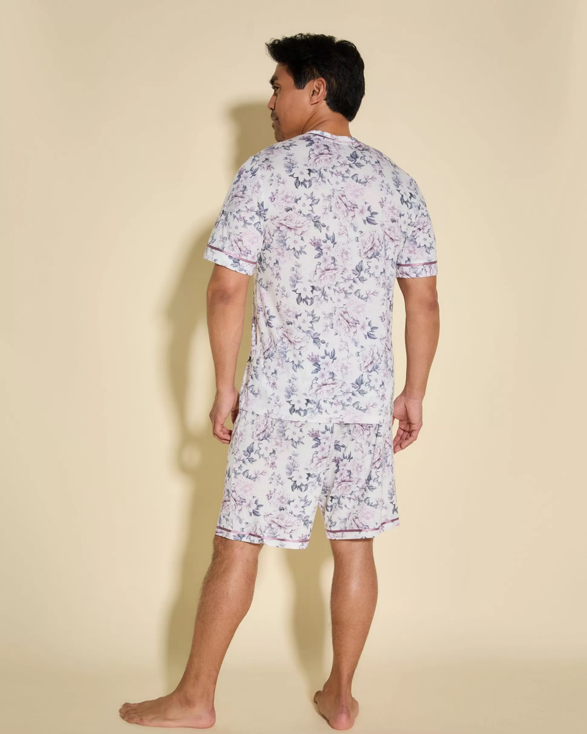 Cosabella Men'S Pj Sets | Pigiama Da Uomo Con Top Maniche Corte E Pantaloncini