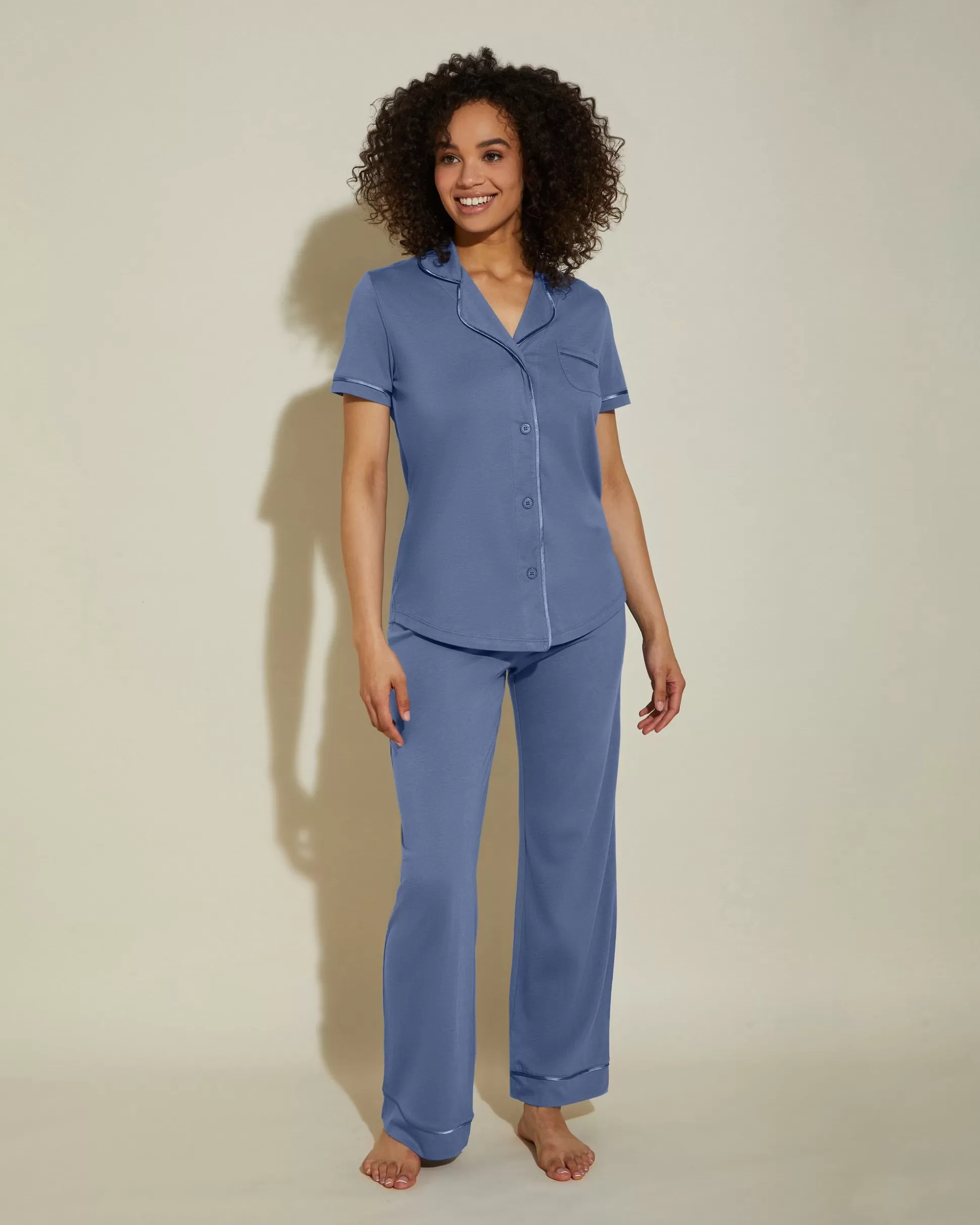 Cosabella Pj Sets | Short Sleeve Top & Pant Pajama Set