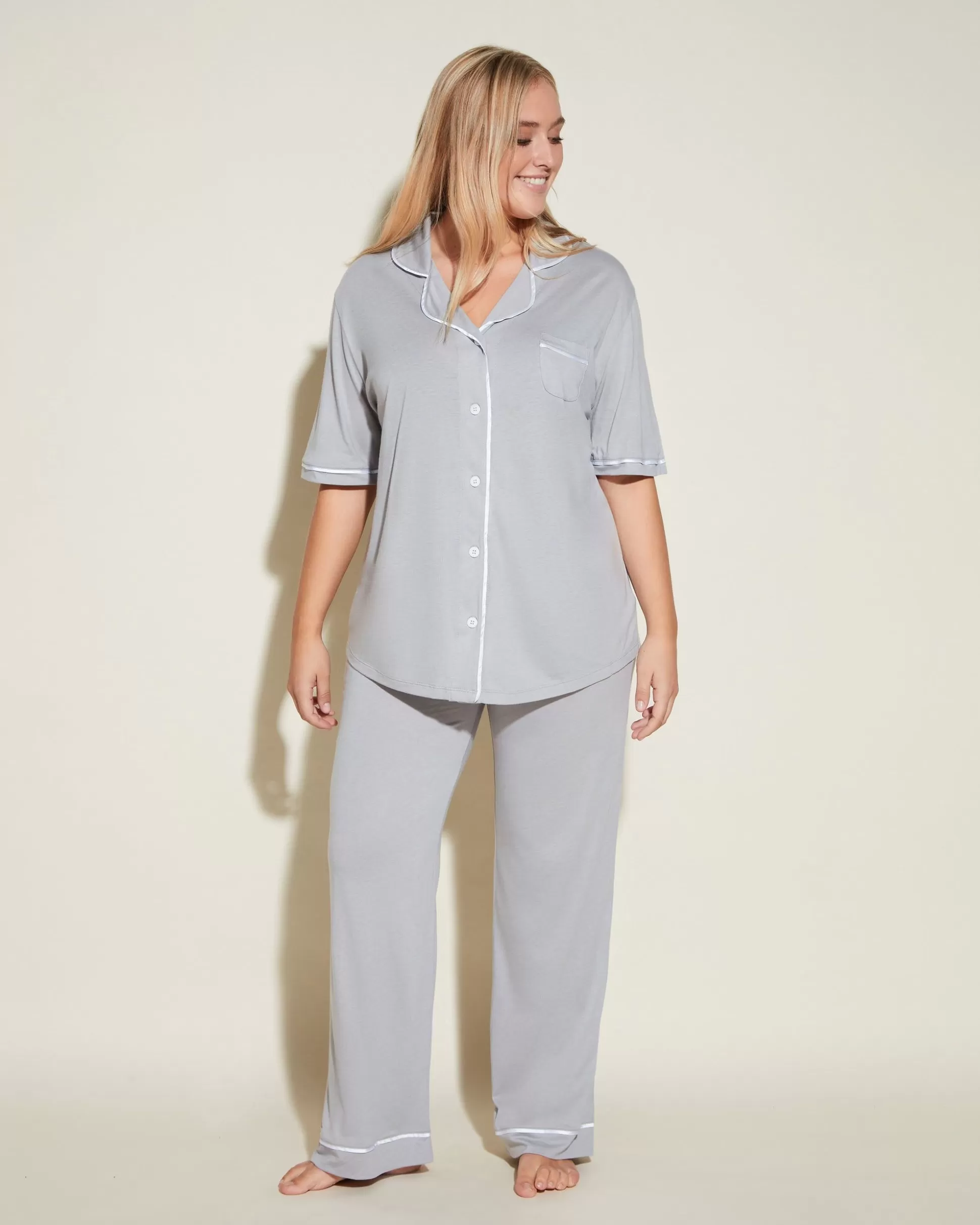 Cosabella Pj Sets | Short Sleeve Top & Pant Pajama Set