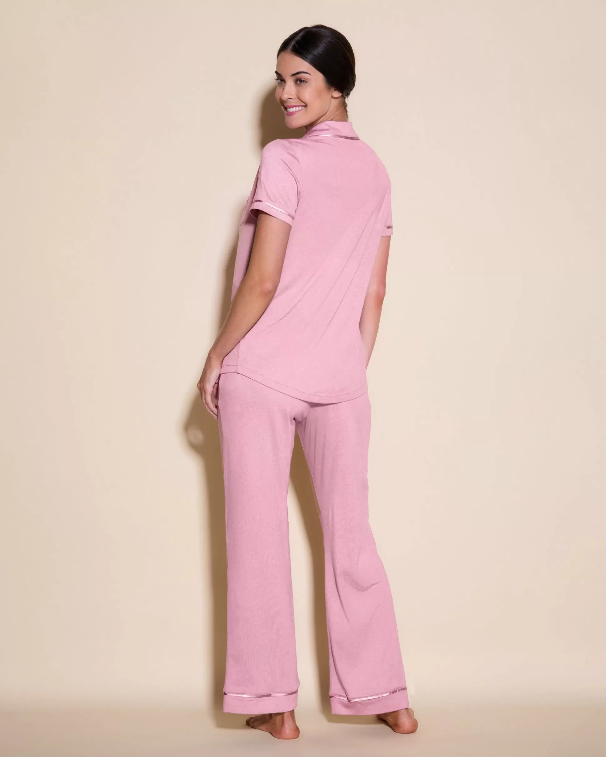 Cosabella Pj Sets | Short Sleeve Top & Pant Pajama Set