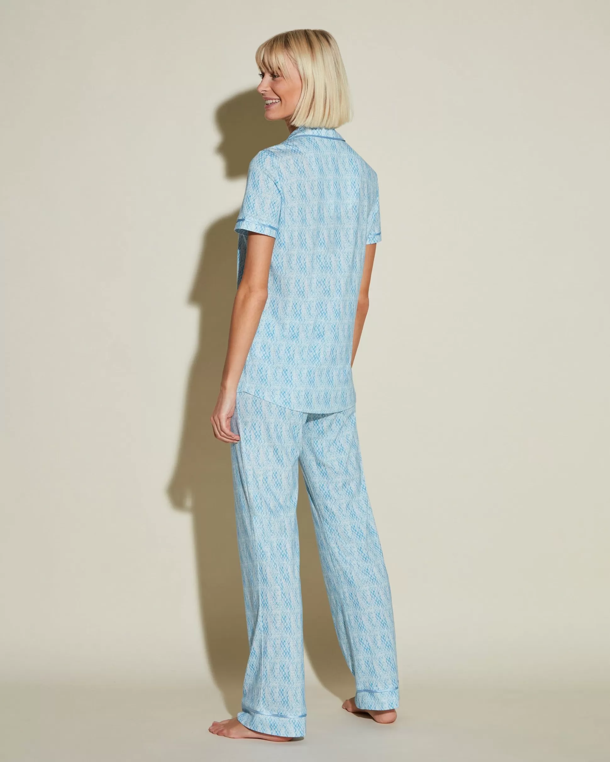 Cosabella Pj Sets | Short Sleeve Top & Pant Pajama Set