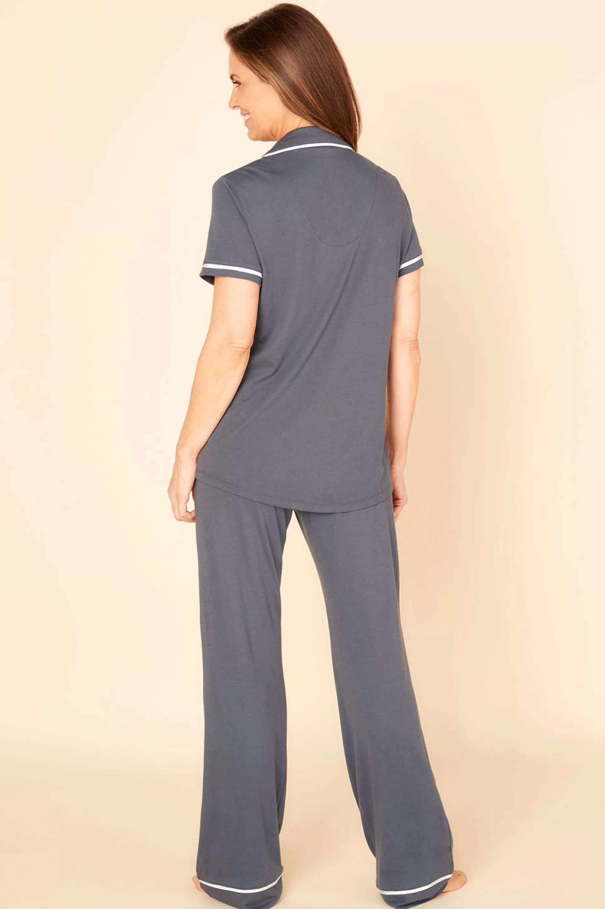 Cosabella Pj Sets | Short Sleeve Top & Pant Pajama Set