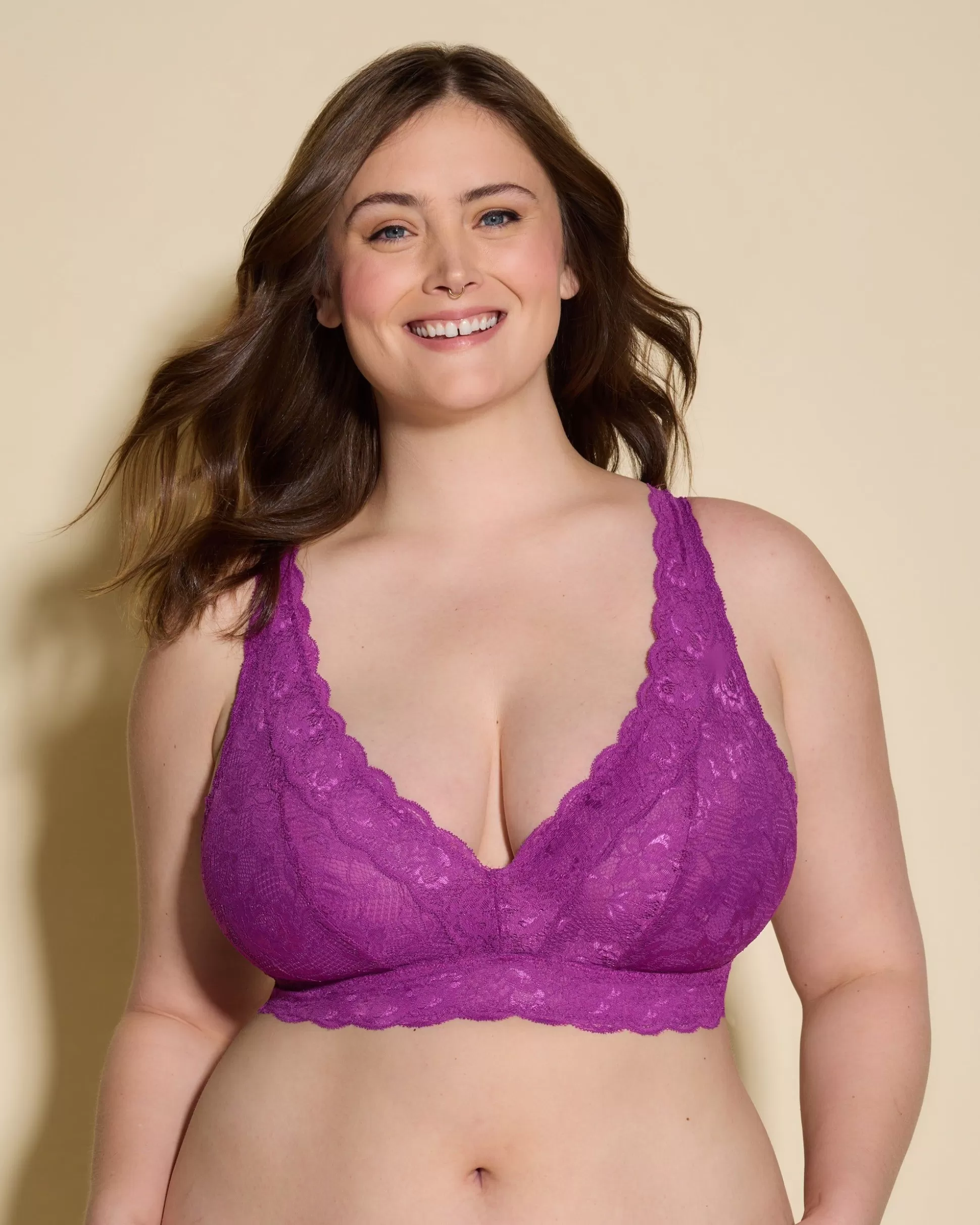 Women Cosabella Dd Cup And Up | Super Curvy Plungie Longline Bralette