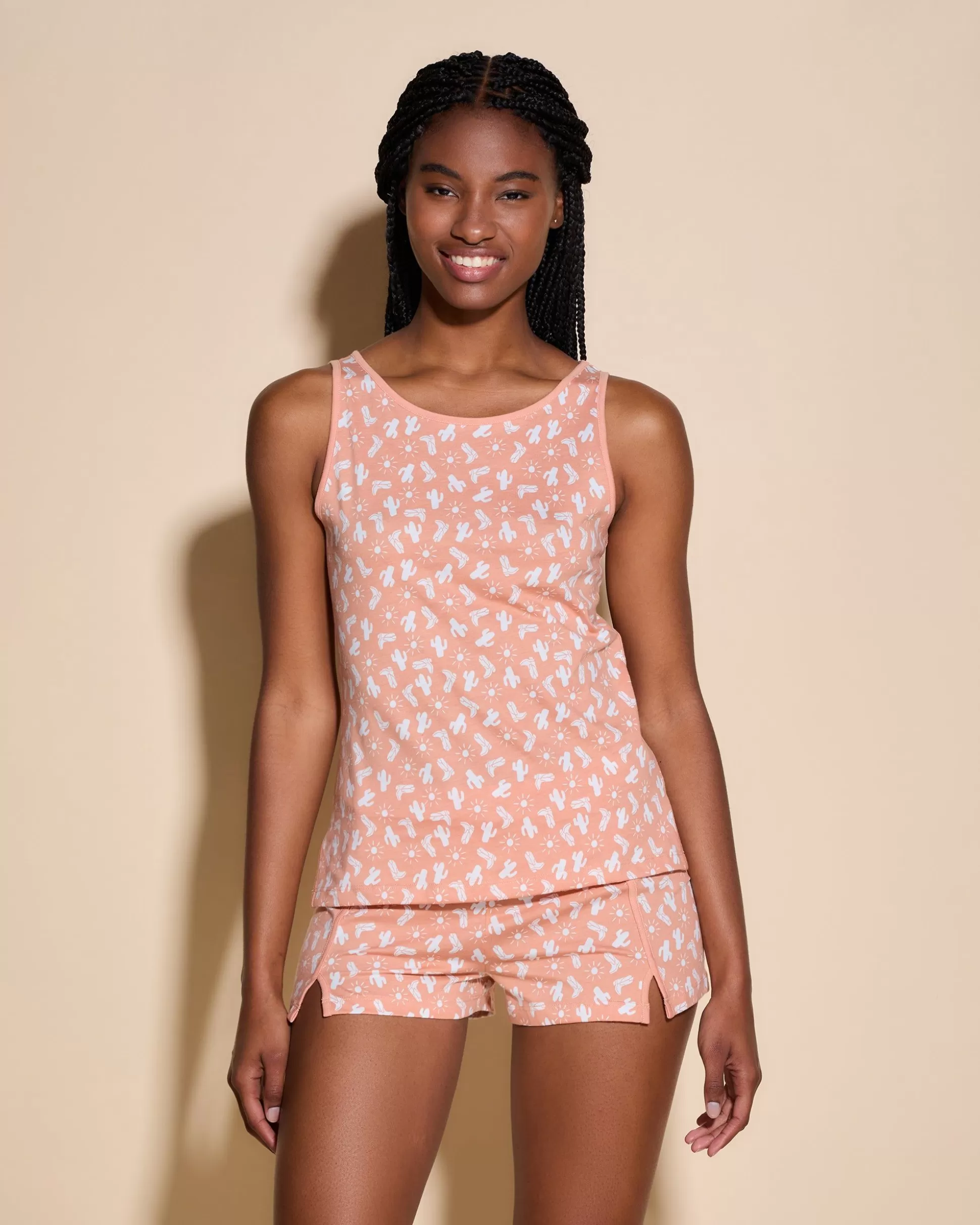 Cosabella Sleep & Loungewear | Tank & Boxer Lounge Set