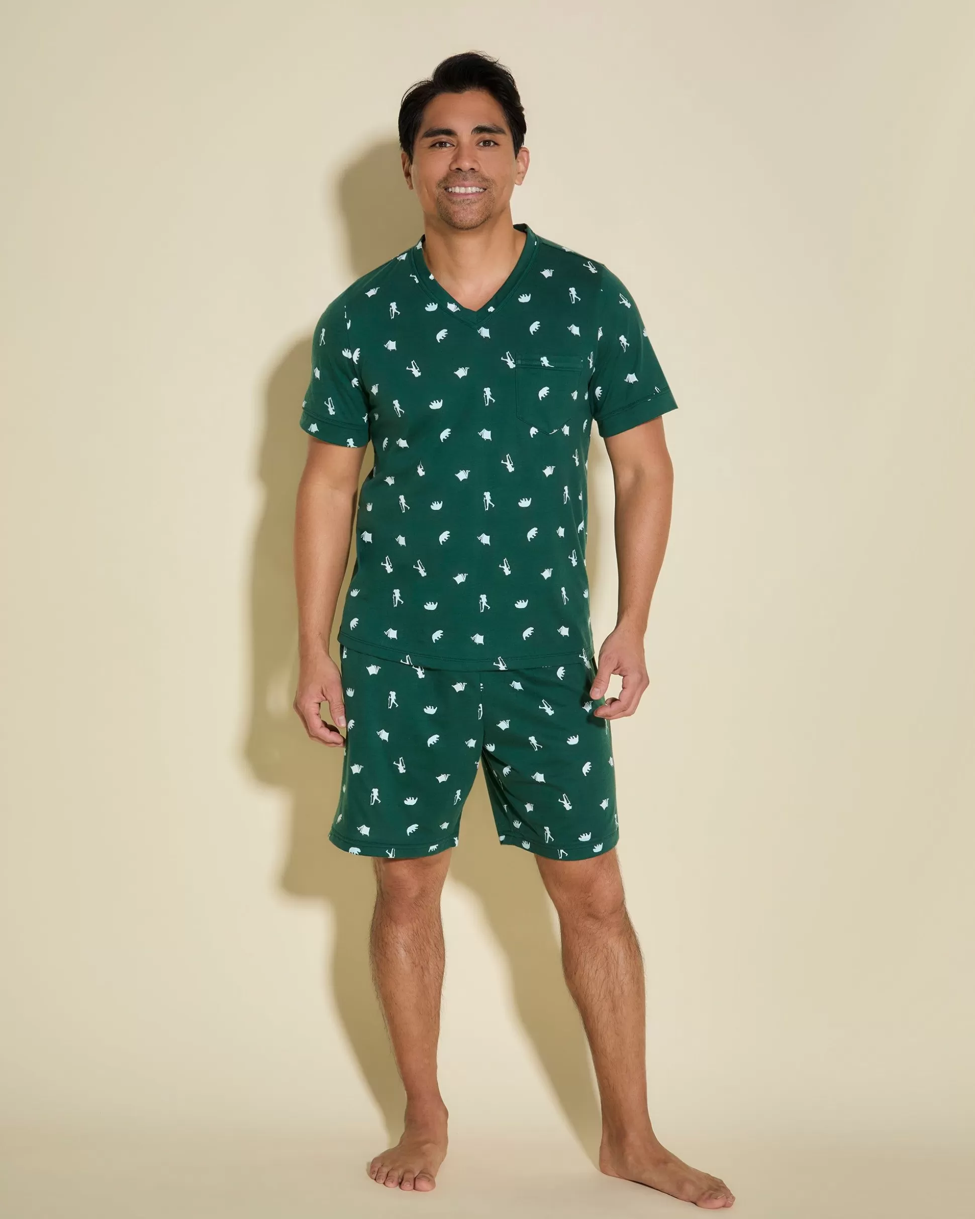 Cosabella Men'S Pj Sets | T-Shirt & Short Lounge-Set