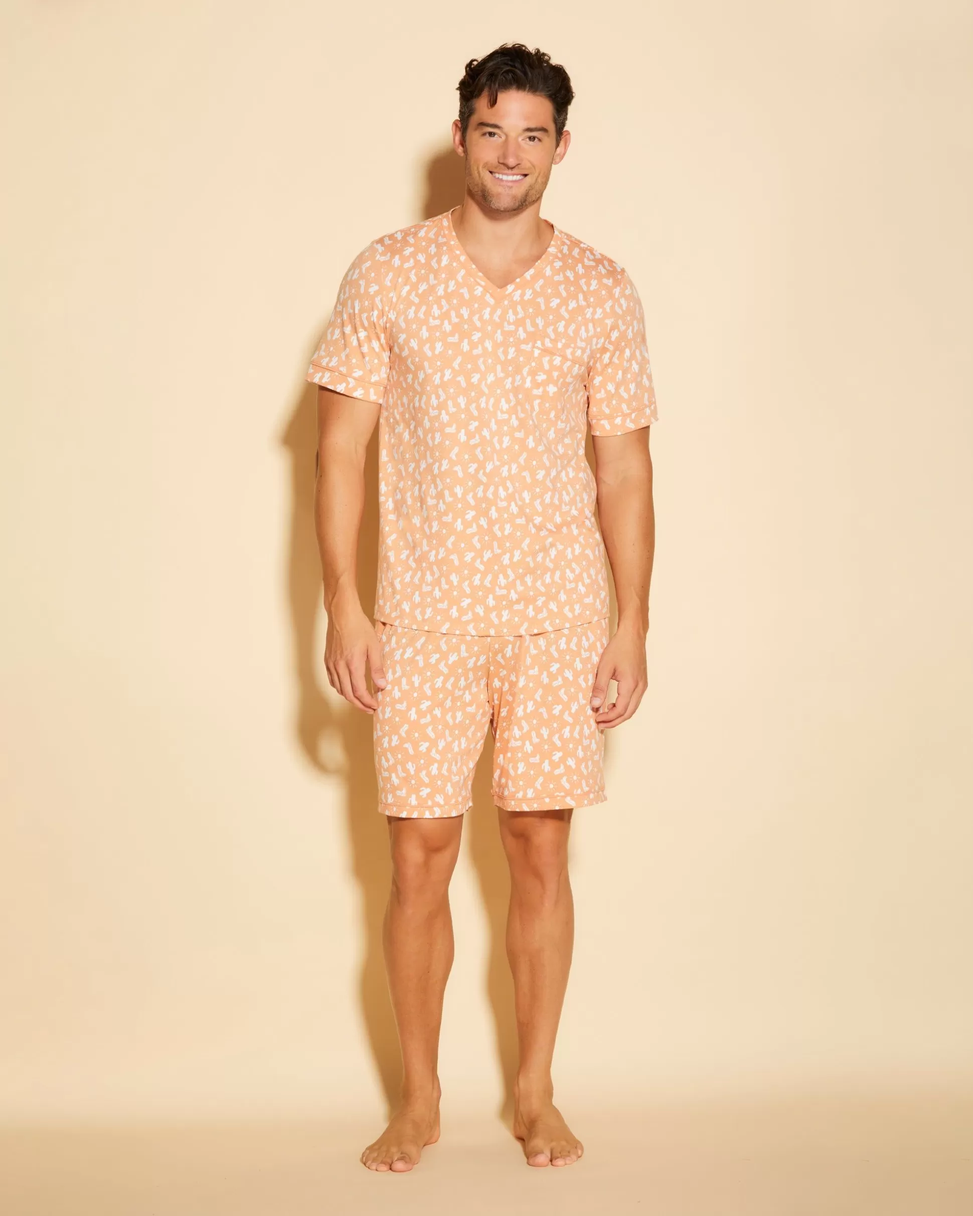 Cosabella Men'S Pj Sets | T-Shirt & Short Lounge-Set